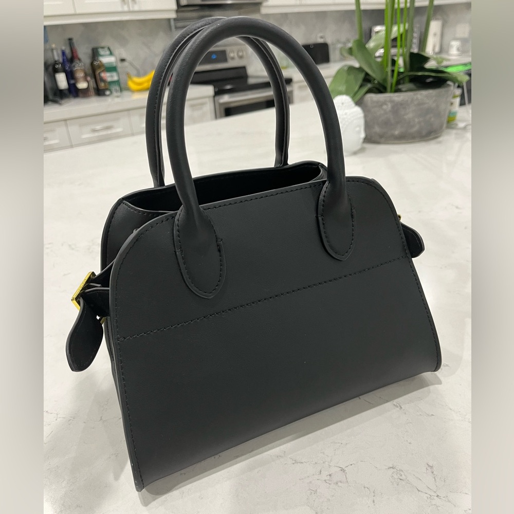 Designer inspired top handle bag